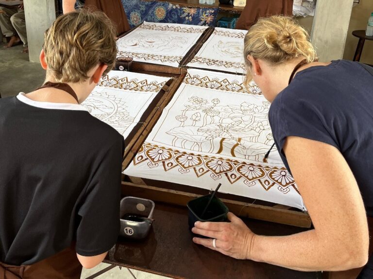 Batik Workshop Bali Ubud Indonesia, Leisure Crafting Guide