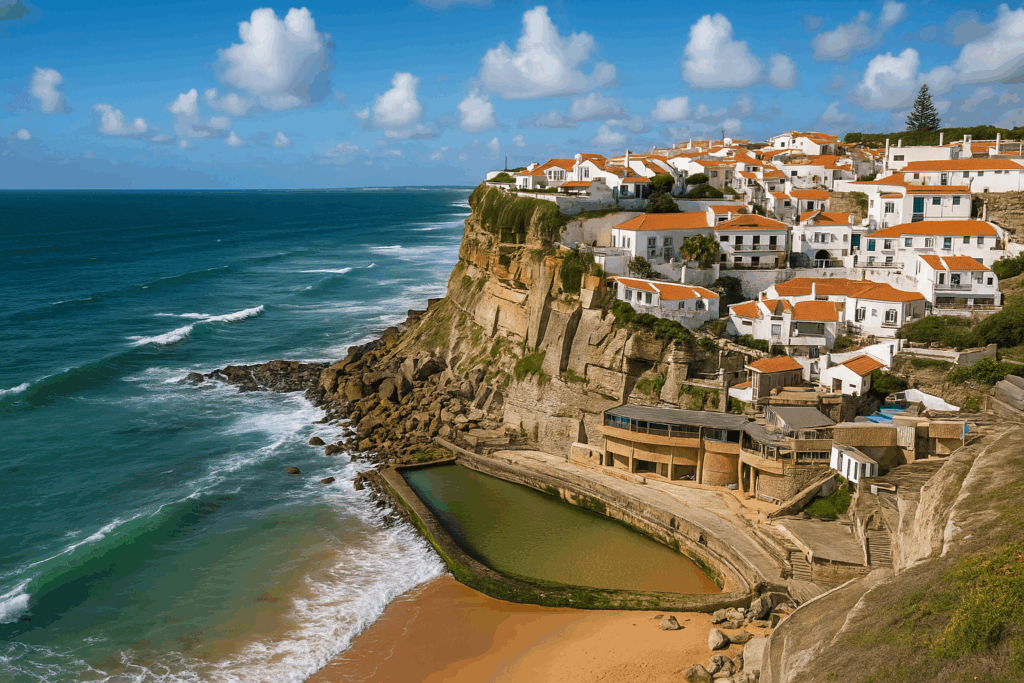 Cliffside houses Portugal Azenhas do Mar