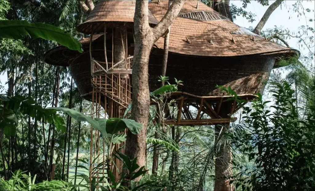 Treehouse Hotel Bali Bambu Indah Ubud Unique Stays
