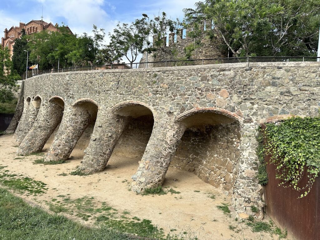 Bellesguard Viaduct Gaudi Architecture Barcelona