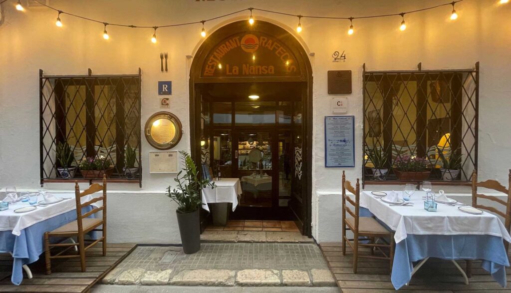 La Nansa Sitges Restaurant Seafood