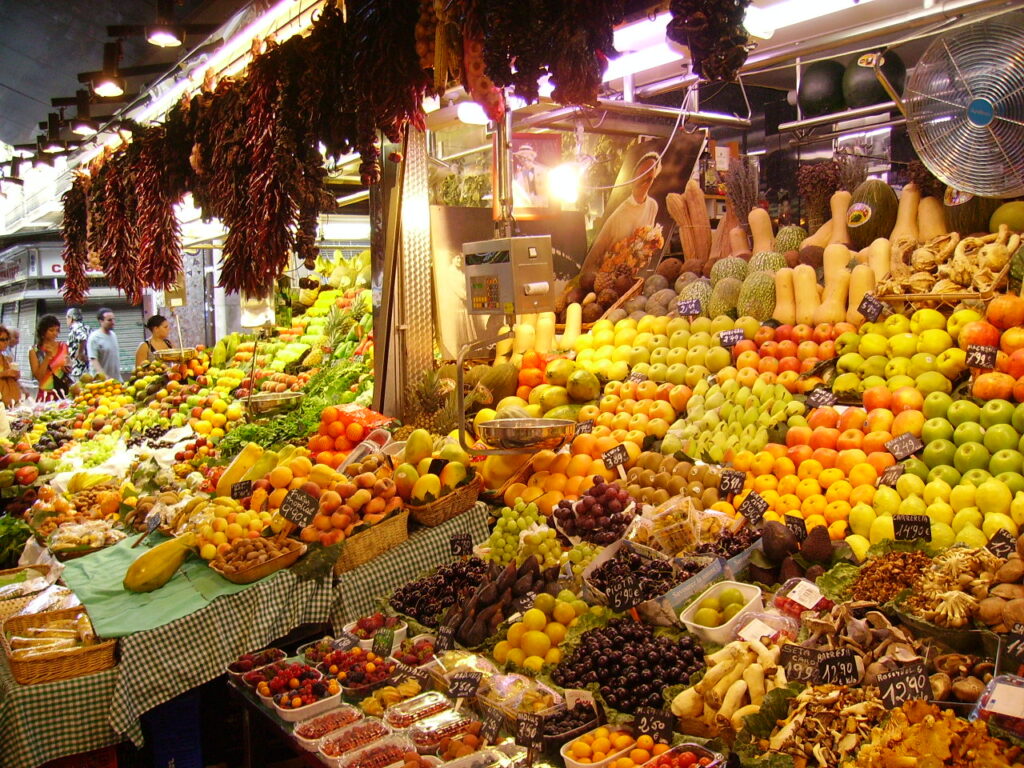 Mercat d’Hostafrancs Food Market Barcelona