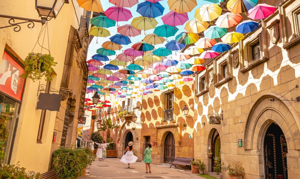Poble Espanyol Barcelona Montjuïc Spain